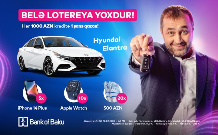 Avtomobil qazanmaq istəyənlərin nəzərinə!
